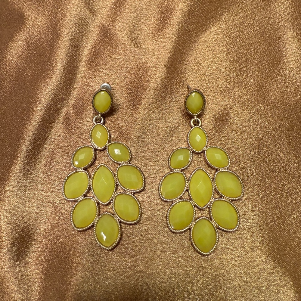 Elegant Citrine Drop Earrings